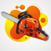 Αλυσοπρίονο Βενζίνης 52cc Gasoline Powertec με λάμα 50cm